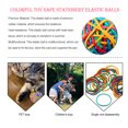 thumbnail image 3 of Band Ball High Resilience Heat-resistance Colorful Elastic Ball Wide Applications Multiple Safe Anti-aging Fixing Tools Bands Loop Document Organizer 150g, 3 of 6