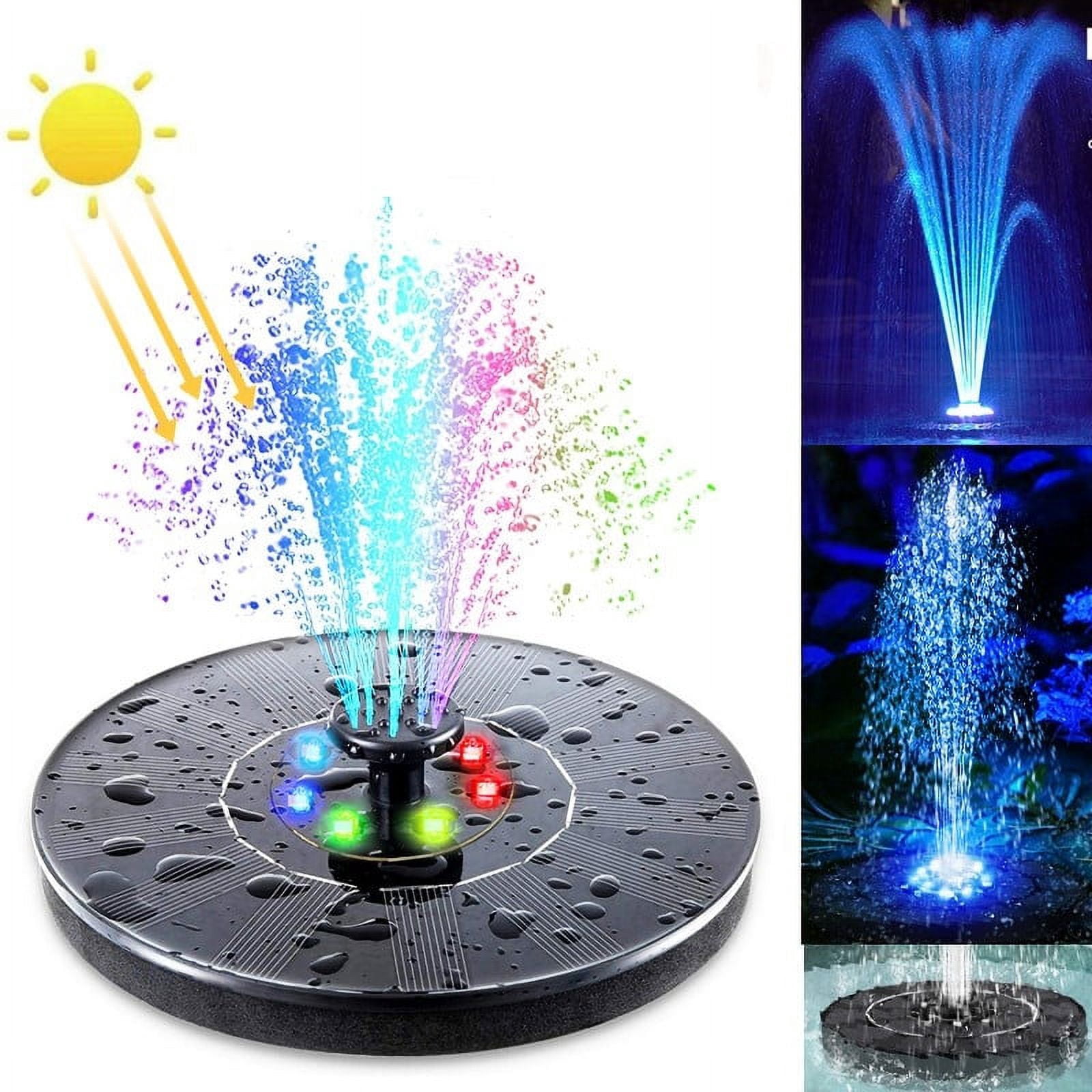 MesaSe Solar Fountain Outdoor Pool Fountain Floating Garden Landscape Fountain
