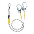 thumbnail image 1 of Abbracc Security Harness Lanyard Belt Shock Absorbing Rope Equipment Professional Work Security Belt with Hook Connector for Climbing 3m Double Hook, 1 of 9
