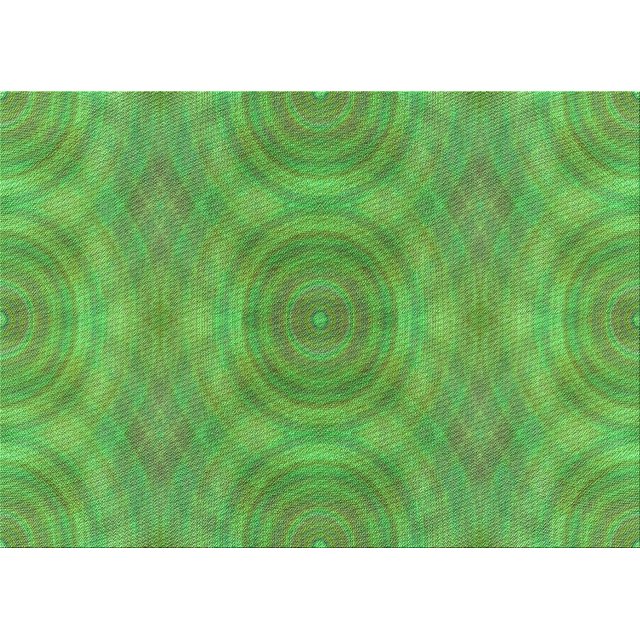 Ahgly Company Machine Washable Indoor Rectangle Transitional Dark Lime Green Area Rugs, 3' x 5'