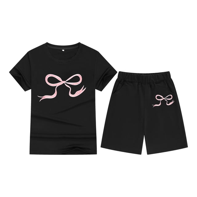 Swaddling Set Baby Boy Fall Clothes 3-6 Months Children's Short Sleeve Candy Color Comfortable Children's Round Neck T Shirt