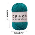 thumbnail image 3 of fheaev 5 Strands Milk Cotton Doll Crochet Diy Knitting Thread Baby Sweater Wool Ball, 3 of 6
