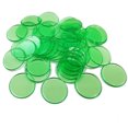 thumbnail image 1 of HEVIRGO 100Pcs 19mm Bingo Chips Transparent Color Counting Math Game Counters Markers, 1 of 10