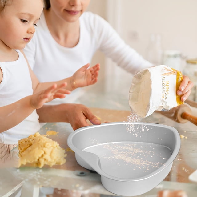 JMYHOAM Kitchen Gadgets Baking Molds Baking Heart-shaped Straight Bread Solid Bottom Molds Cake Molds Molds for Baking Kitchen