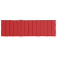 thumbnail image 3 of vidaXL Coussin pour Chaise Longue Rouge 200x50x3cm Tissu Oxford, 3 of 5