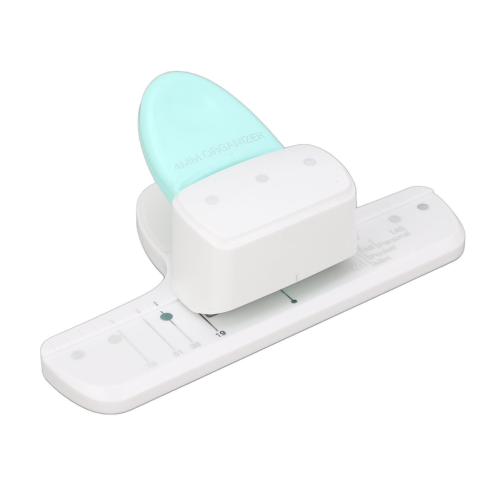 3 Hole Puncher, 3 Hole Punch Flexible Alignment Versatile 4mm Diameter 8 Sheets Capacity  for Loose Leaf Notebooks
