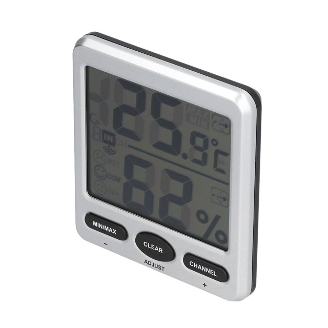, Indoor Hygrometer Digital Temperature Humidity For Indoor Outdoor Baby Room