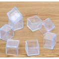 thumbnail image 1 of Qualitygoods 4pcs/set Table Foot Cap Rubber Chair Leg Protector Square Furniture Floor Foot Pad, 1 of 10
