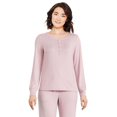 thumbnail image 1 of George Women's Long Sleeve Henley Top, 1 of 6