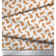 thumbnail image 3 of Soimoi Moss Georgette Fabric Floral & Paisley Print Fabric by the Yard 42 Inch Wide, 3 of 3