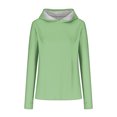 thumbnail image 4 of Timegard Womens Hoodies Plus Size Long Sleeve Thumb Hole Pullover Fall Casual Solid Color Comfy Tops, 4 of 5