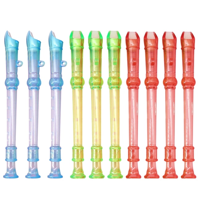 10 Pcs Instrument à Flûte pour Enfants Petits Instruments de Musique pour Instrument à Vent Débutants