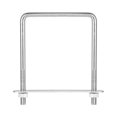 thumbnail image 1 of Unique Bargains Square U-Bolts 2 Sets 92mm Inner Width 130mm Length M8 304 Stainless Steel U Clamp Bolt, 1 of 5