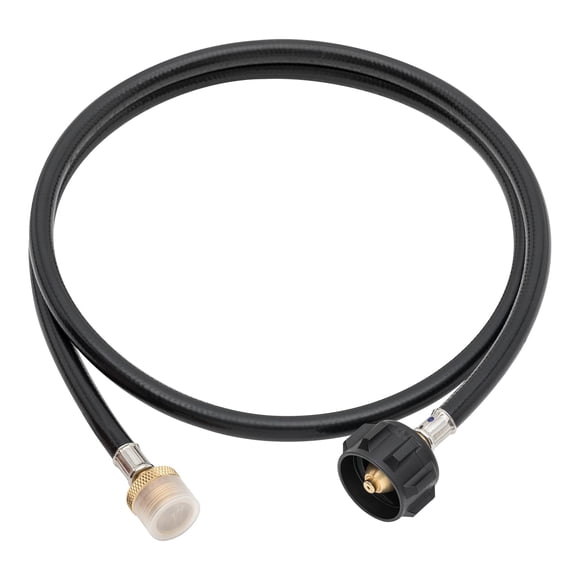 Royal Gourmet ADA1001 5 Feet Adapter Hose, 1 lb Portable Appliance to 20 lb Propane Tank Converter with Type 1 Connection, Black