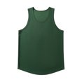 thumbnail image 1 of Timegard Mens Tank Tops Round Neck Sleeveless Athletic Tee Shirts Solid Color Casual Breathable Top, 1 of 3