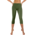 thumbnail image 3 of Birdeem Mode Décontractée Femmes Uni Extensible Dames Taille Haute Pantalon Grand Pantalons de Yoga Capris, 3 of 8
