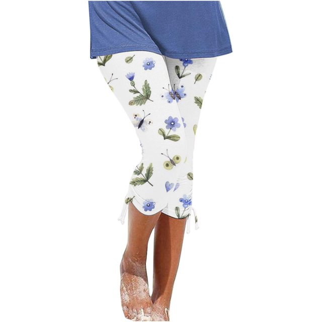 Pantalon Cargo pour Femmes à Coupe Décontractée par Generic TG, Capris Décontractés Noirs Unis, à Cordon, Raccourcis, Légers, 1 Unité
