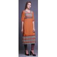 thumbnail image 3 of Bimba Robes Tuniques Droites pour Femmes Kurti Imprimé Tenue d'Été Kurta, 3 of 5