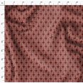 thumbnail image 4 of Soimoi Red Silk Fabric Palmette Damask Decor Fabric Printed Yard 42 Inch Wide, 4 of 6