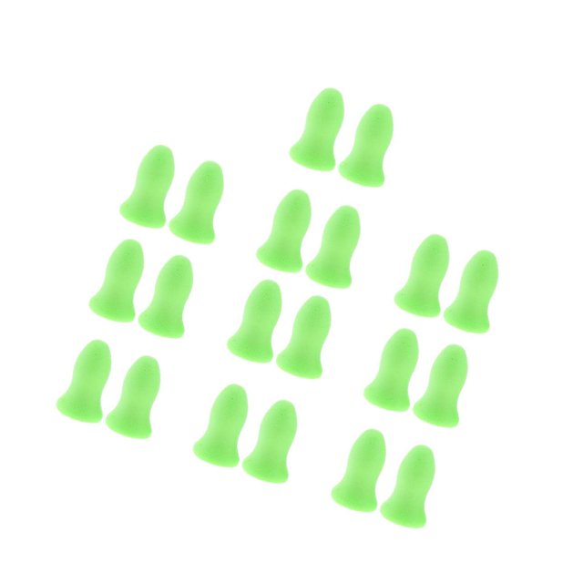 10Pairs Women Men Foam Work Study Ear Plug Noise Reduction Sleeping Earplugs