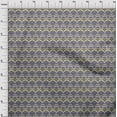 thumbnail image 3 of oneOone Polyester Lycra Fabric Swirl & Paisley Ikat Printed Craft Fabric BTY 56 Inch Wide, 3 of 4