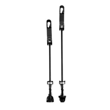 Almencla 2 Pcs Brochettes d'Essieu à Dégagement Rapide Brochettes de Moyeu de Route Noir
