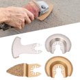 thumbnail image 4 of Universal Carbide Saw Blades, Abrasive Design Wear Resistant Oscillating Saw Blades Multi Tool Kit  For Cutting, 4 of 8