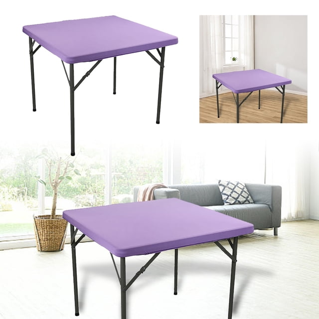 TIELUTT Upgrade Your Home Instantly with A Square Elastic Table Cover – Stretchable and Table Clothes 48 X 48 Reusable Tablecloth Table Cloths for 6 Foot Tables Table round Tablecloth Stretchy Table