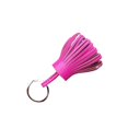 thumbnail image 2 of Keychain Decorative Keyring Leather Pendant Tassel Handmade Handmade Handicraft Keyring Handicraft Key Chain Hanging Decoration Holder Purse Wallet Rose Red, 2 of 6