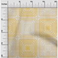 thumbnail image 2 of oneOone Georgette Viscose Mustard Yellow Fabric Geometric Sewing Craft Projects Fabric Prints By Yard 42 Inch Wide, 2 of 4
