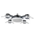 thumbnail image 1 of Drone Fan Light 4 Fan With Lights New Plug In Ceiling Fan 20" Ceiling Remote 60W 3 Color Dimmable LED 4 Styles For Living Room, 1 of 8