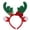 Green, variant on Fwttom Christmas Decorations for Adults and Children, Deer Antler Hair Bands, Fabric Art, Christmas Gifts
