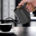 thumbnail image 3 of Wooden Handle Coffee Maker Coffee Pot, Coffee Cup Coffee Maker, Stainless Steel Drip Coffee Pot Restaurant Hotel For Home Use Cafe, 3 of 8