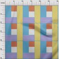 thumbnail image 3 of oneOone Polyester Spandex Light Blue Fabric Geometrical Sewing Craft Projects Fabric Prints By Yard 56 Inch Wide, 3 of 4