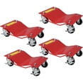thumbnail image 1 of Bingirl Chariot à Roues pour Voiture Robuste : Support de Pneu de Voiture avec Frein, Chariot de Véhicule avec Roues pour Réparation Auto (1500 Lb, 2 Paires), 1 of 5