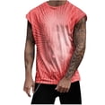 thumbnail image 2 of LSLJS Débardeur pour Homme Homme Décontracté Mode Imprimé Chandail à Enfiler Col Rond Débardeurs de Sport Gilet, 2 of 5