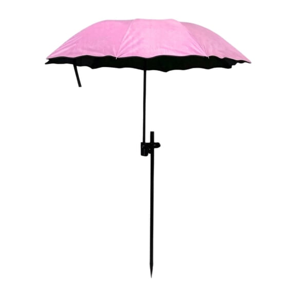 Fengbin Parasol de Plante d'Extérieur Parasol de Plage Grand Multifonction Installation Facile Soleil Rose