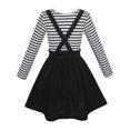 thumbnail image 2 of 2 Pieces Set Girls Dress T-shirt Suspender Skirt School Uniform 4 Years, 2 of 6