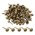 thumbnail image 1 of Unique Bargains 8x16mm Mini Brads Round Paper Fasteners for Art Crafting, Bronze Tone 100pack, 1 of 5