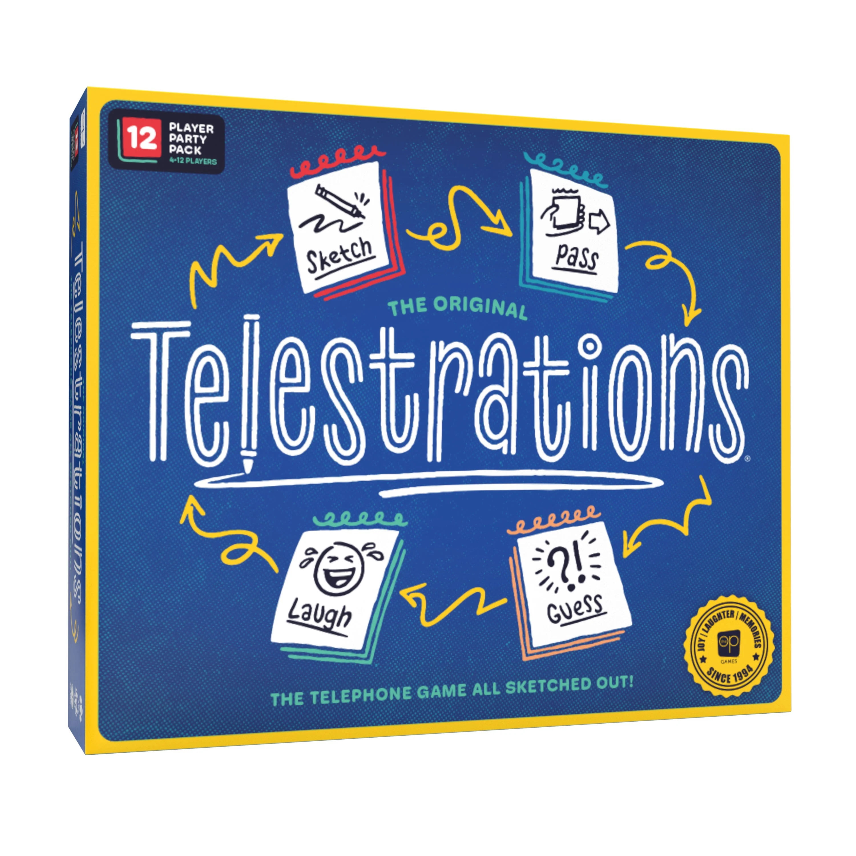 USAopoly Telestrations 12 Player (2nd Edition) Board Game