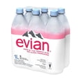 thumbnail image 2 of evian natural spring water 6 x 1 L, Bottles, 2 of 5