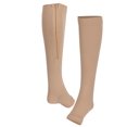 thumbnail image 2 of Bas de Soutien, 2 Pcs Chaussettes de Compression Zippées Chaussettes de Compression Élastiques Fiabilité Exceptionnelle, 2 of 8