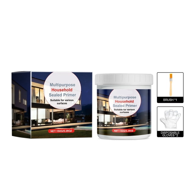 Multi Purpose Household Sealing Primer For Paint Film Toughness Enhancement Resist Wear Tear Keep Color Bright Long Lasting Coating