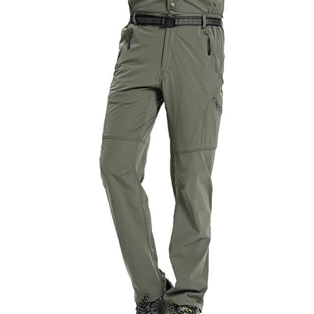 Penkiiy Pantalon de Randonnée Homme Liquidation Pantalon pour Homme Charge Été Respirant Sports de Plein Air Pantalon d'Alpinisme Pantalon Pantalon Vert Armée