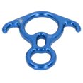 thumbnail image 2 of Descender Gear, 40KN High Strength Portable Aluminium Alloy Climbing Descender  For Caving Blue, 2 of 8