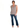 thumbnail image 1 of IVY Women's Sleeveless Blouse w/ Front Smocking, 1 of 6