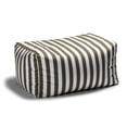 thumbnail image 1 of Jaxx Leon Pouf Poire d'Extérieur, Rayures Taupe, 1 of 1