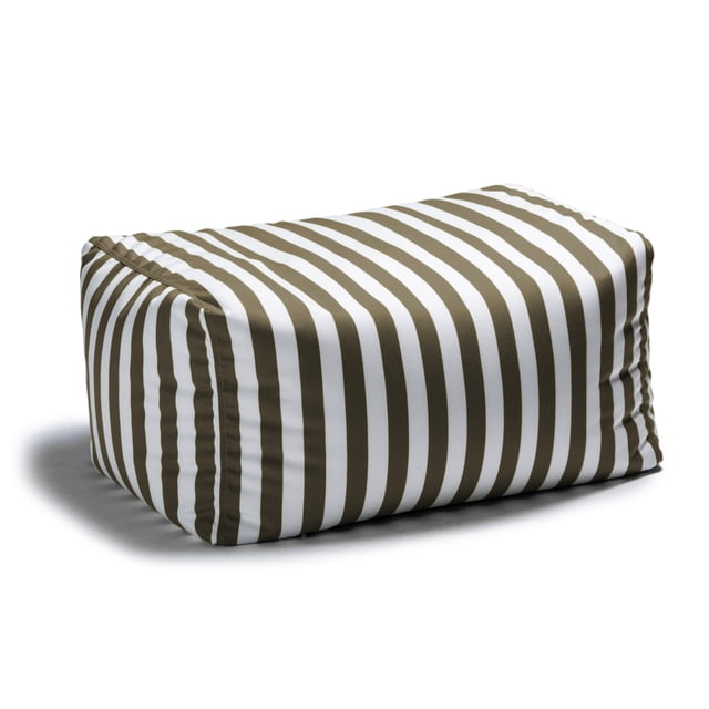 Jaxx Leon Pouf Poire d'Extérieur, Rayures Taupe