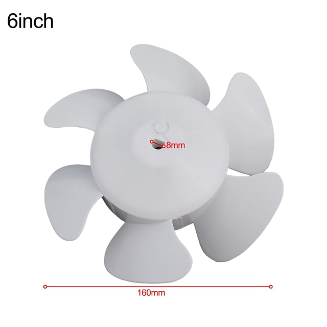 Pales de Ventilateur de Ventilation Pales de Ventilateur à 6 Pales Adaptées aux Hottes de Ventilation de Toit