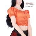 thumbnail image 2 of fastboy 1 Set 1/6 Action Figure Exquisite Realistic Creative Shirt Unique Design DIY Accessory Detachable Costume for 12inch Figure orange, 2 of 5